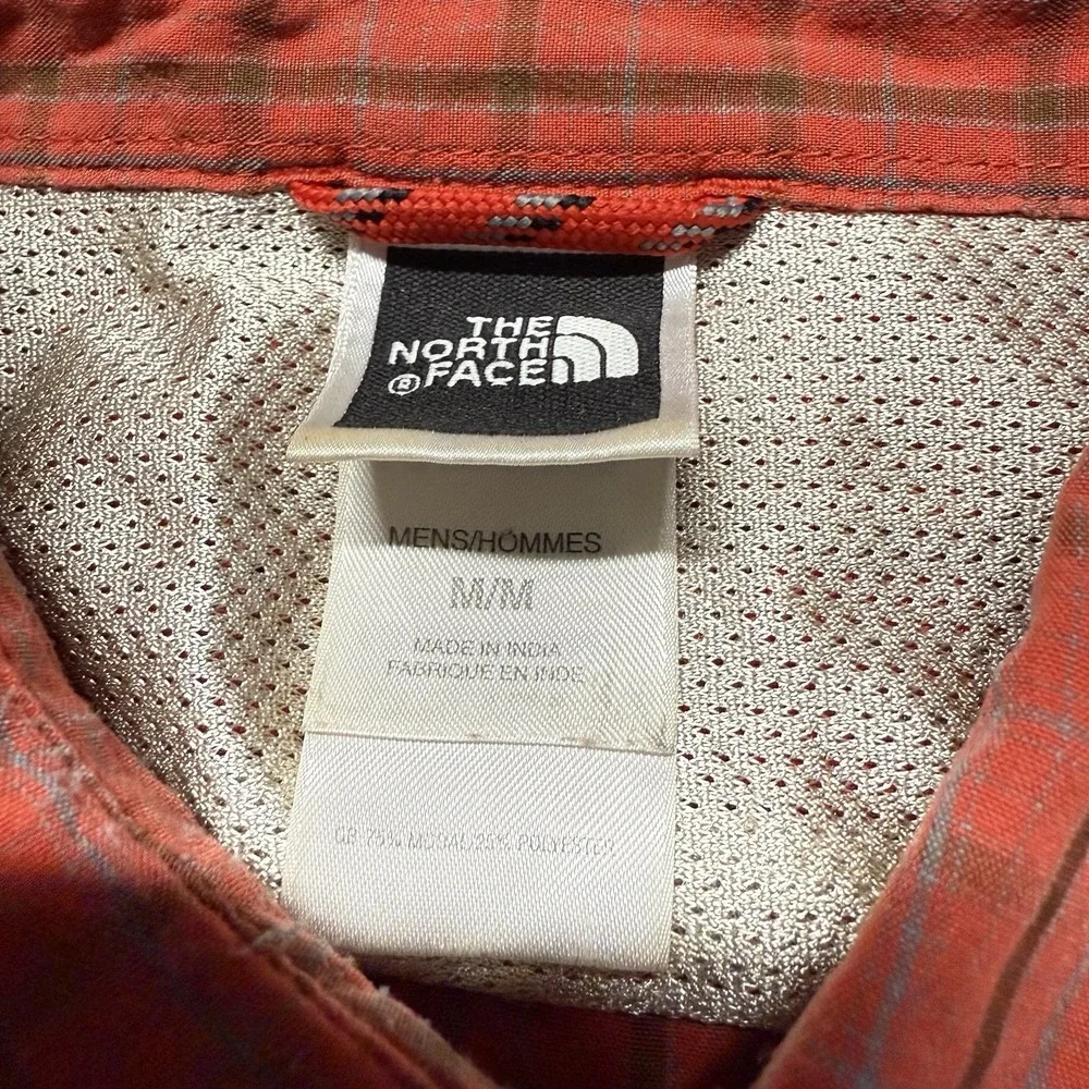 The North Face‎ Vented Plaid Shirt Mens Medium